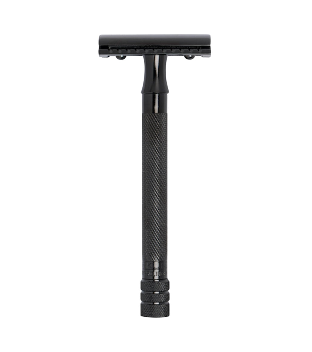 Merkur 23B Long Handle Safety Razor Black 