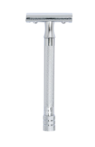 Merkur 23C Long Handle Safety Razor Chrome