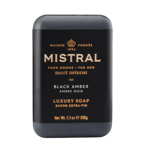 Mistral Black Amber Bar Soap 250g