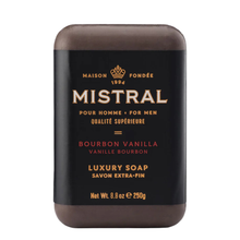 Load image into Gallery viewer, Mistral Bourbon Vanilla Bar Soap 250g