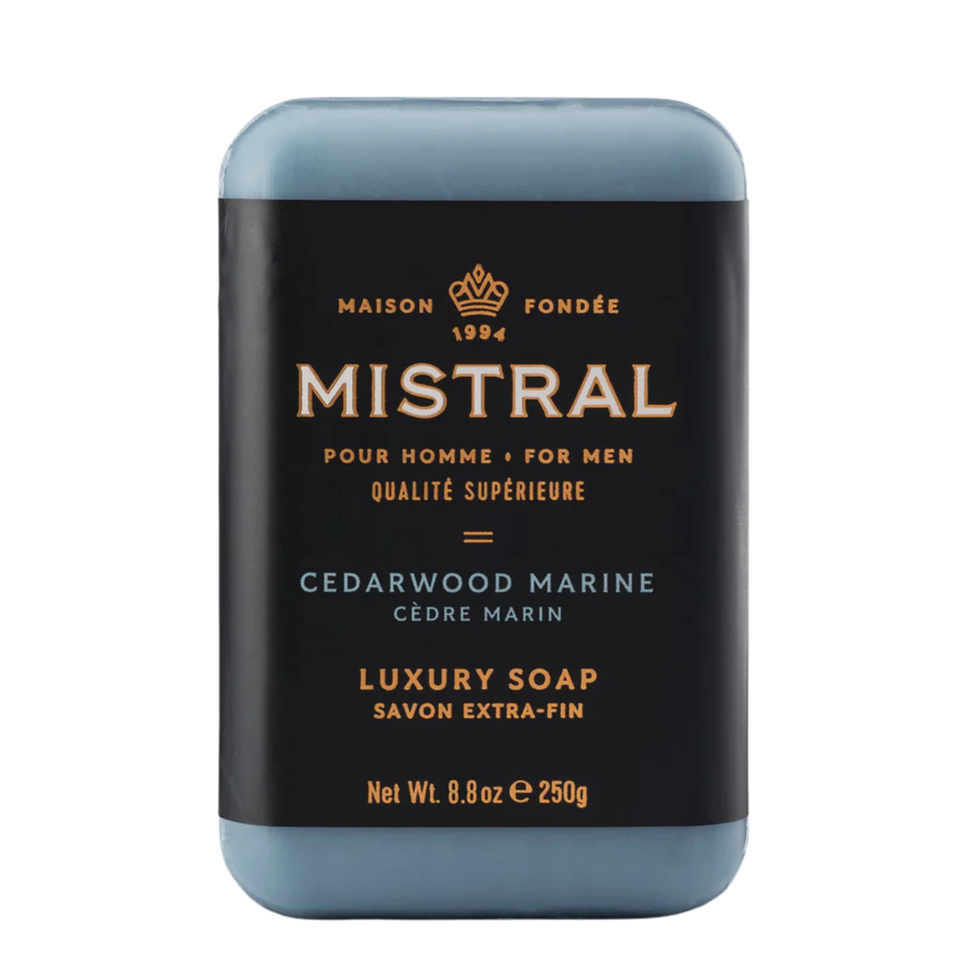 Mistral Cedarwood Marine Bar Soap 250g