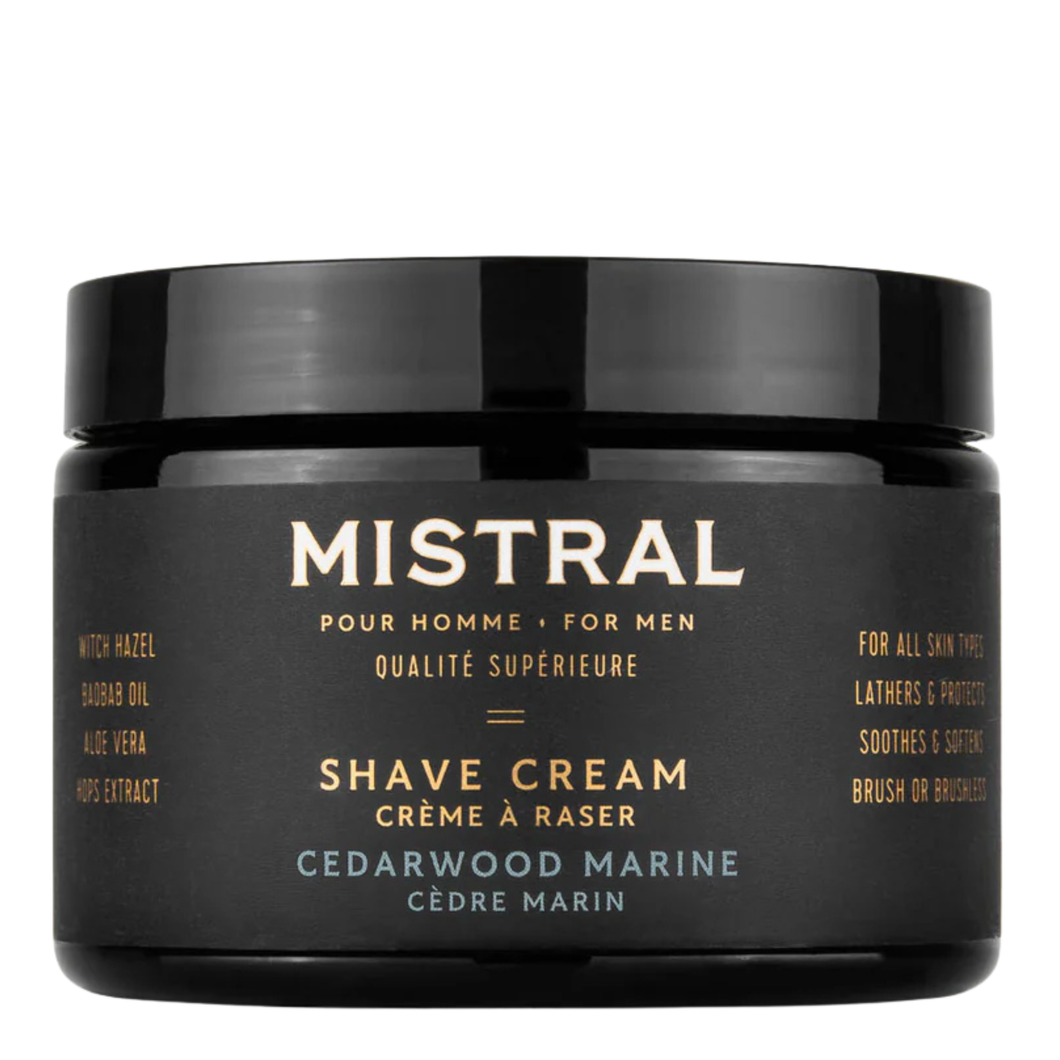 Mistral Cedarwood Marine Shave Cream 255g