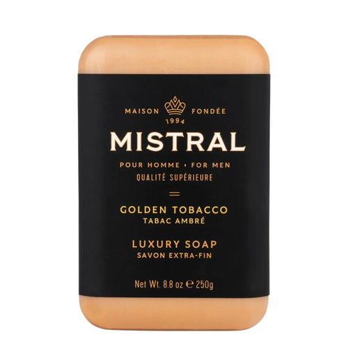 Mistral Golden Tobacco Bar Soap 250g