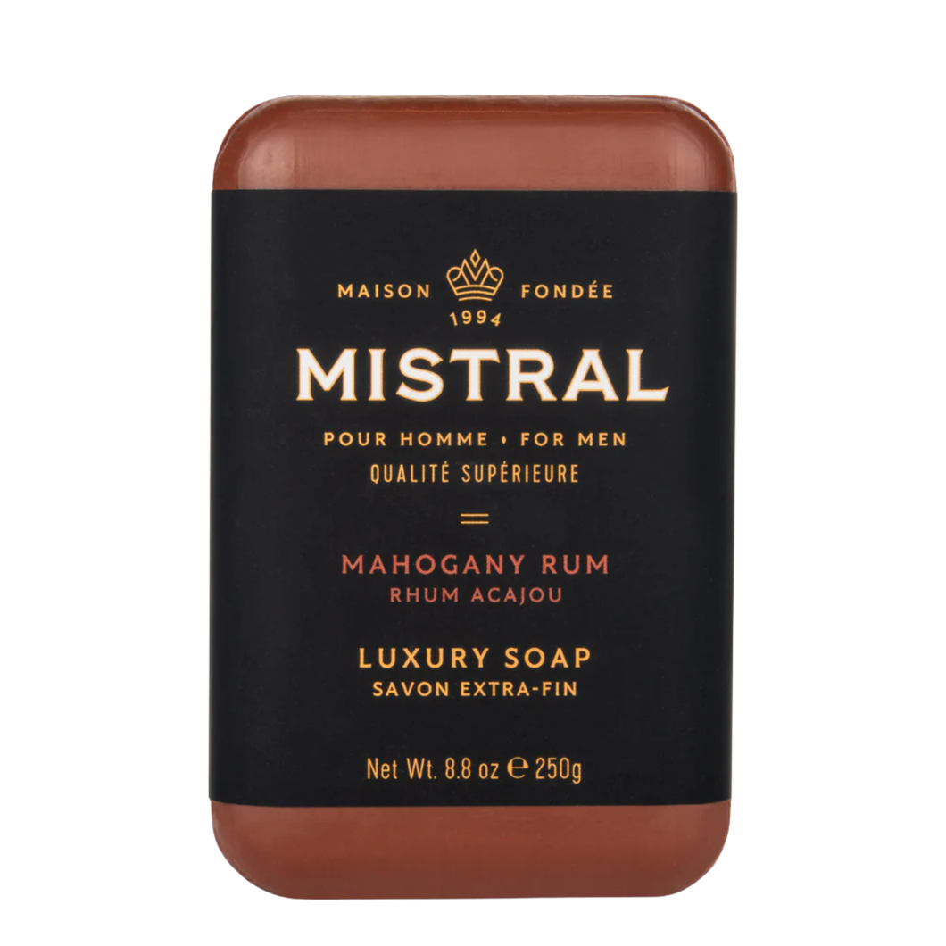 Mistral Mahogany Rum Bar Soap 250g