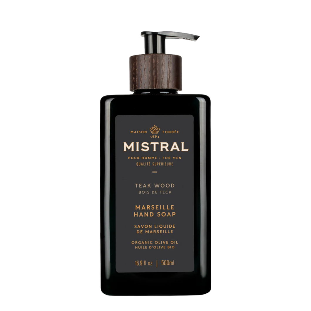 Mistral Teak Wood Hand Soap 500ml