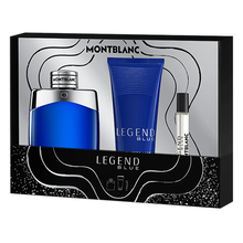 Load image into Gallery viewer, Mont Blanc Legend Blue EDP 100ml 3 Piece Gift Set