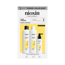 Load image into Gallery viewer, Nioxin Scalp + Hair Thickening System 1 Starter Trial Kit