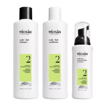 Load image into Gallery viewer, Nioxin Scalp + Hair Thickening System 2 Trio Pack