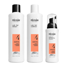 Load image into Gallery viewer, Nioxin Scalp + Hair Thickening System 4 Trio Pack