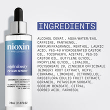 Load image into Gallery viewer, Nioxin Night Density Rescue Serum Overnight Hair Thickening Serum 70ml