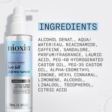 Load image into Gallery viewer, Nioxin Professional Hair Fall Defense Serum Leave-In Scalp Treatment 70ml