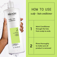 Load image into Gallery viewer, Nioxin System 2 Scalp + Hair Thickening Conditioner 1000ml
