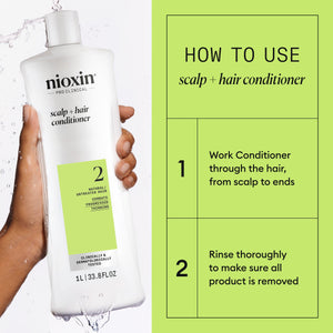 Nioxin System 2 Scalp + Hair Thickening Conditioner 1000ml