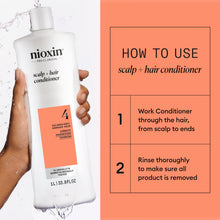 Load image into Gallery viewer, Nioxin System 4 Scalp + Hair Thickening Conditioner 1000ml