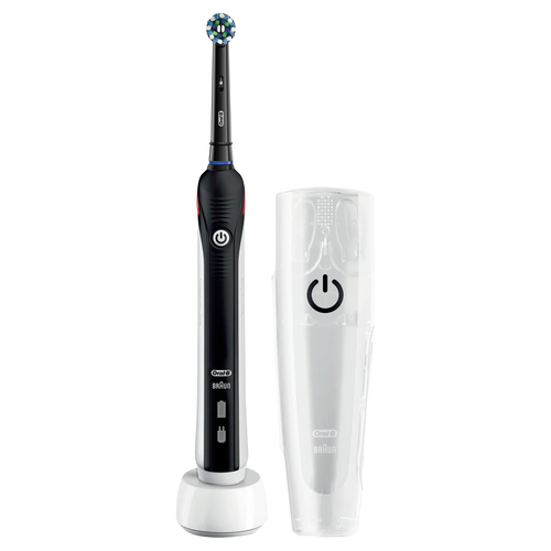 Oral-B Pro 2 2000 Electric Toothbrush + Travel Case BLACK