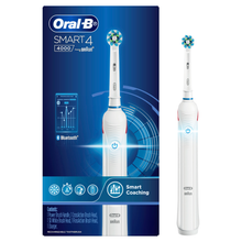 Load image into Gallery viewer, Oral-B Smart Series 4 4000 Electric Toothbrush WHITE