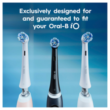Load image into Gallery viewer, iO Advanced Clean Black Electric Toothbrush Replacement Heads, 4pk