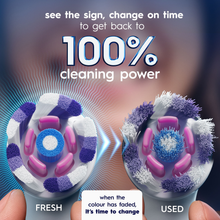 Load image into Gallery viewer, iO Clean &amp; Whiten White Replacement Brush Heads, 2 Pack