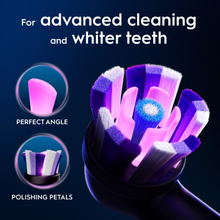 Load image into Gallery viewer, iO Clean &amp; Whiten White Replacement Brush Heads, 2 Pack