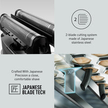 Load image into Gallery viewer, Panasonic 2 Blade Air Design High-Speed Linear Motor Shaver - Blue