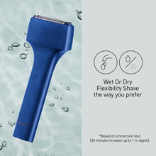 Load image into Gallery viewer, Panasonic 2 Blade Air Design High-Speed Linear Motor Shaver - Blue