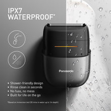 Load image into Gallery viewer, Panasonic 2 Blade Compact Shaver - Black