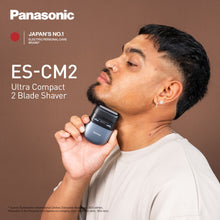 Load image into Gallery viewer, Panasonic 2 Blade Compact Shaver - Blue