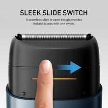 Load image into Gallery viewer, Panasonic 2 Blade Compact Shaver - Blue