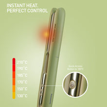 Load image into Gallery viewer, Panasonic Ionic Hair Straightener - Matcha Green