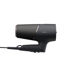 Load image into Gallery viewer, Philips Hair Dryer Series 5000 Anthracite Satin &amp; Rose Champagne BHD538/20