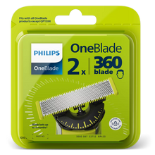 Load image into Gallery viewer, Philips OneBlade 360 Face Replacement Blade 2 Pack