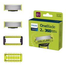 Load image into Gallery viewer, Philips OneBlade Body Kit 2 x 360 Blades