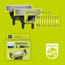 Load image into Gallery viewer, Philips OneBlade Body Kit 2 x 360 Blades
