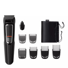 Load image into Gallery viewer, Philips Multigroom Series 3000 8-in-1 Face &amp; Hair Trimmer - Black