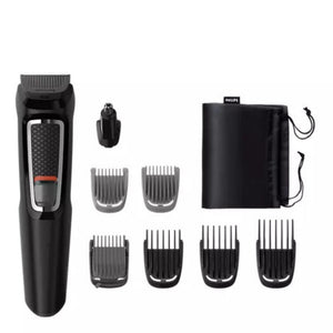 Philips Multigroom Series 3000 8-in-1 Face & Hair Trimmer - Black