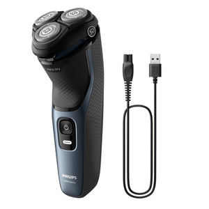 Philips Shaver Series 3000 Wet & Dry Pop-Up Trimmer - Deep Blue