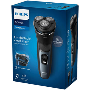 Philips Shaver Series 3000 Wet & Dry Pop-Up Trimmer - Deep Blue