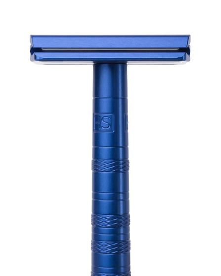 Henson Shaving AL13 DE Safety Razor Steel Blue