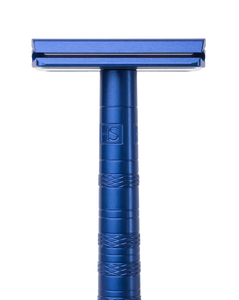 Henson Shaving AL13-M DE Safety Razor Steel Blue