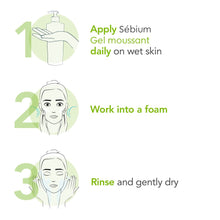 Load image into Gallery viewer, Bioderma Sebium Gel Moussant Purifying Foaming Gel Cleanser for Oily Skin 100ml