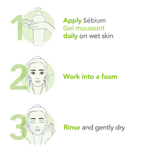 Load image into Gallery viewer, Bioderma Sebium Gel Moussant Purifying Foaming Gel Cleanser for Oily Skin 200ml