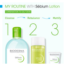 Load image into Gallery viewer, Bioderma Sebium H2O Purifying Micellar Water Cleanser for Oily Skin 250ml