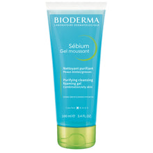 Load image into Gallery viewer, Bioderma Sebium Gel Moussant Purifying Foaming Gel Cleanser for Oily Skin 100ml
