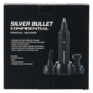 Silver Bullet Confidential Personal Grooming Trimmer Kit 3-in-1