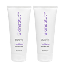 Load image into Gallery viewer, Skinstitut Glycolic Scrub 14% 200ml Duo Bundle