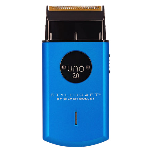 StyleCraft by Silver Bullet Uno 2.0 Single Foil Shaver Blue