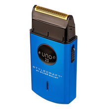 Load image into Gallery viewer, StyleCraft by Silver Bullet Uno 2.0 Single Foil Shaver Blue