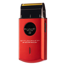 Load image into Gallery viewer, StyleCraft by Silver Bullet Uno 2.0 Single Foil Shaver Red