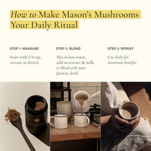 Load image into Gallery viewer, Superfeast Mason's Mushrooms 100g