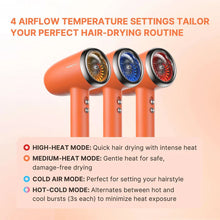 Load image into Gallery viewer, TOUCHBeauty Ionic Hair Dryer - Orange